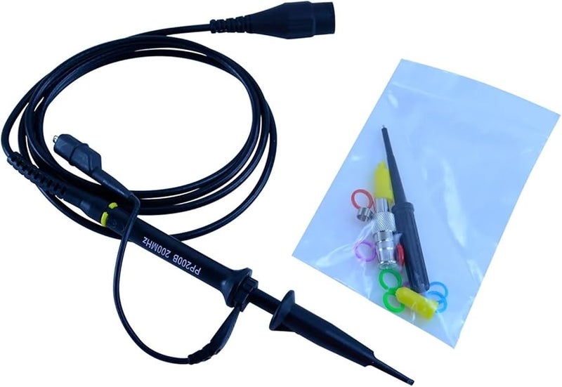 Digital Oscilloscope Probe 200MHz PP200B X1 X10 Test Probes 130cm Length - Image 3